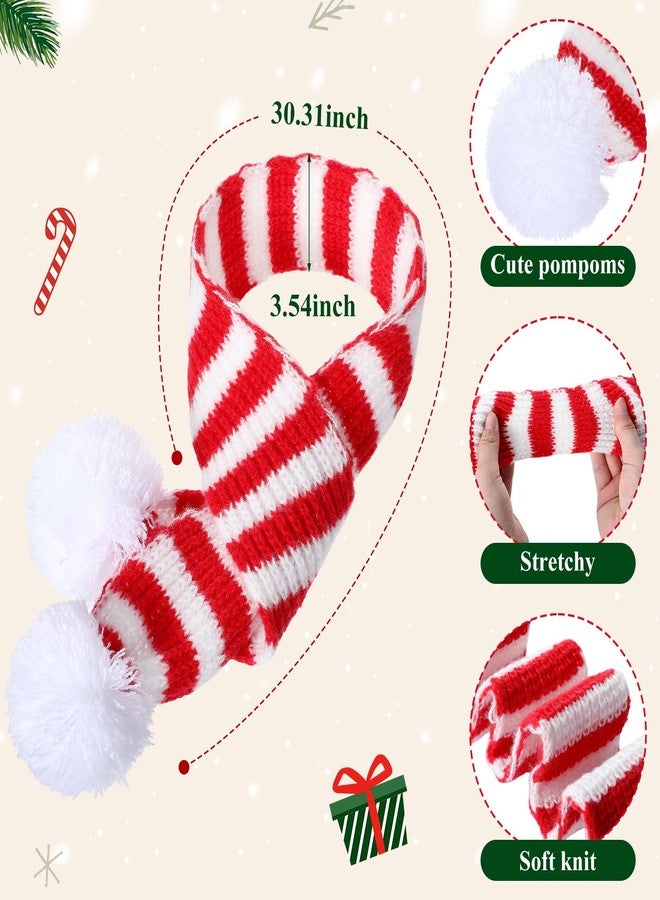SilTriangle 10 Pcs Christmas Dog Outfit, Christmas Pet Headband and Scarf Adjustable Xmas Hair Hoop Pet Costume Accessories for Dog Puppy Cat - Image 2